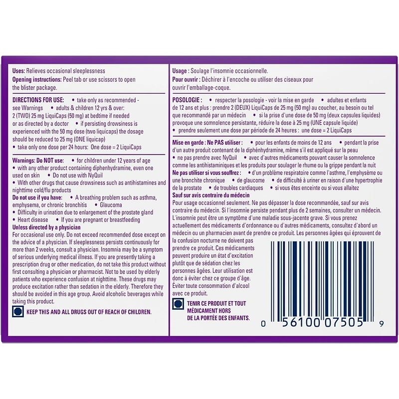 ZzzQuil Nighttime Sleep-Aid LiquiCaps
