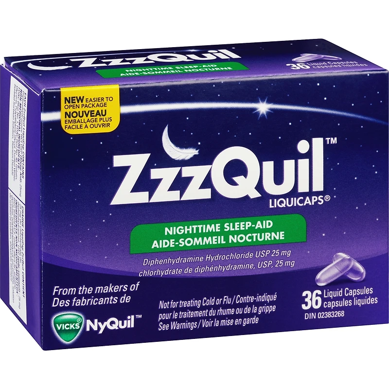 ZzzQuil Nighttime Sleep-Aid LiquiCaps
