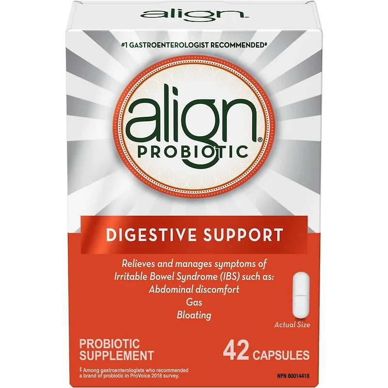 Align Probiotics, Daily Probiotic Supplement for Digestive Care, 42 vegetarian capsules