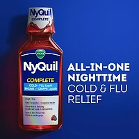 NyQuil COMPLETE Cold, Flu, and Congestion Medicine, mL