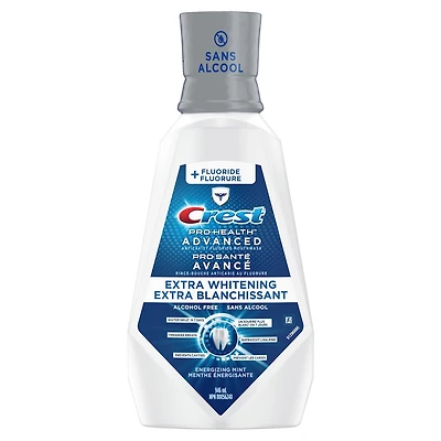 Rince-bouche Crest Pro-Santé Avancé avec agent extra blanchissant, 946 mL