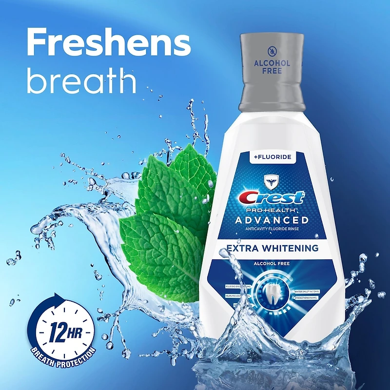 Crest Pro-Health Advanced Extra Whitening Mouthwash, 946 mL