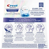 3D Whitestrips Professional White with LED Accelerator Light Teeth Whitening Kit, 19 Treatments, 30 Levels Whiter