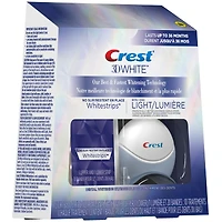 3D Whitestrips Professional White with LED Accelerator Light Teeth Whitening Kit, 19 Treatments, 30 Levels Whiter