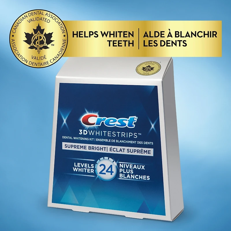 Crest 3D White Whitestrips Supreme FlexFit, 21 Treatments