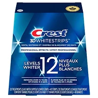 Bandes Crest 3D White Whitestrips Effet professionnel, 20 traitements
