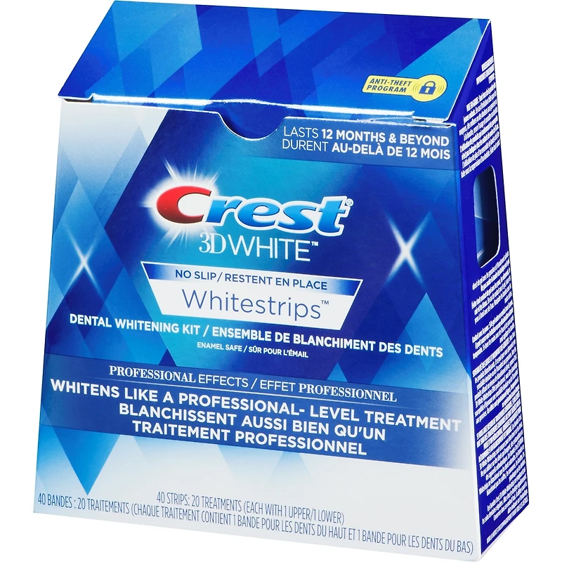 Crest 3D White Whitestrips Professional Effects, 20 Treatments