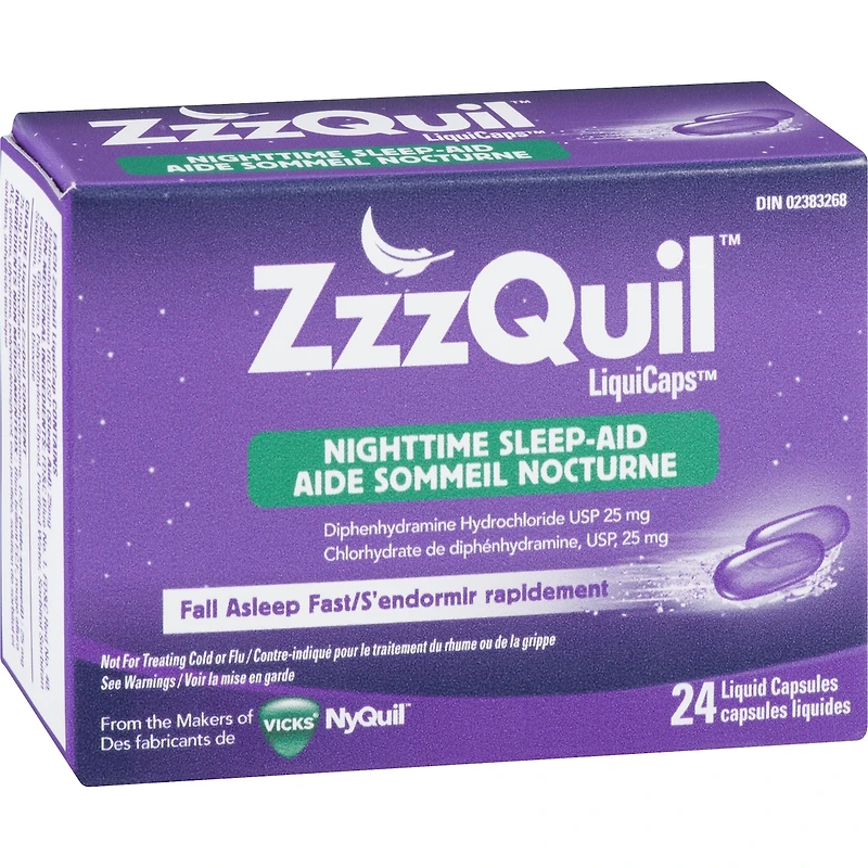 ZzzQuil Nighttime Sleep-Aid LiquiCaps