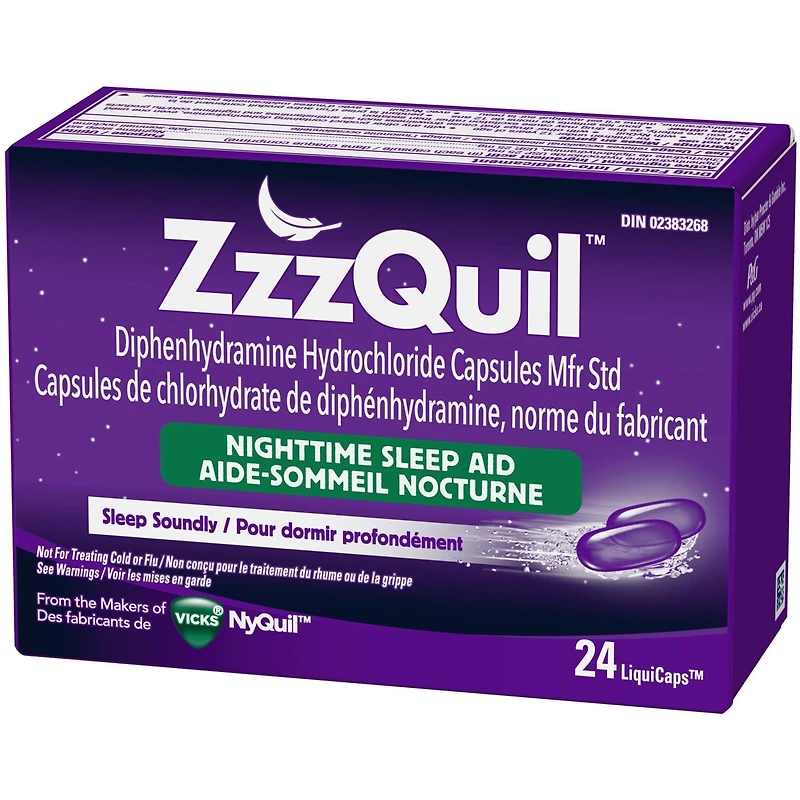 ZzzQuil Nighttime Sleep-Aid LiquiCaps