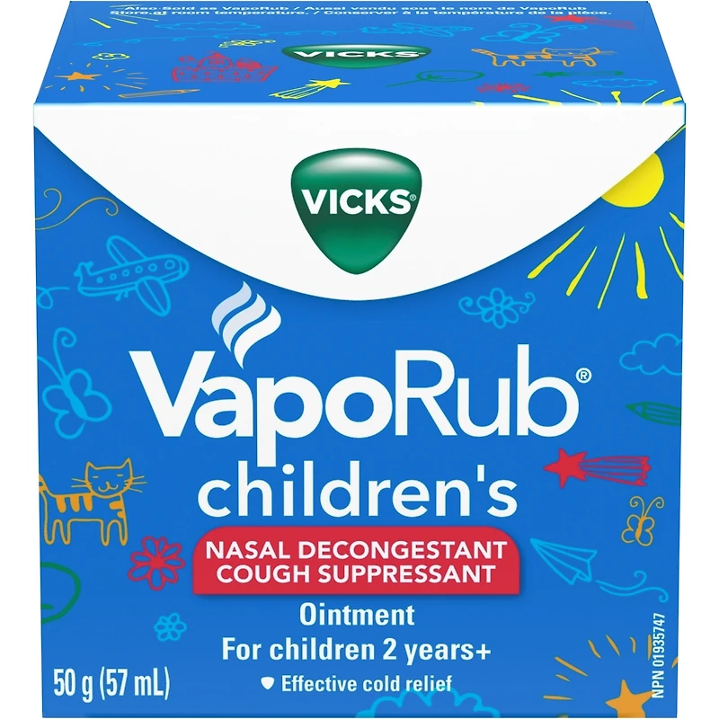 VapoRub Children’s Nasal Decongestant Cough Suppressant Ointment