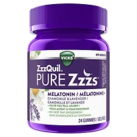 ZzzQuil PURE Zzzs Melatonin Sleep Aid, 24 Gummies