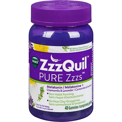 ZzzQuil PURE Zzzs Melatonin Sleep Aid