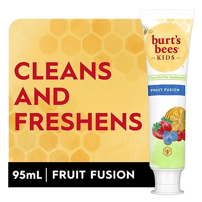 Dentifrice pour enfants sans fluorure, saveur Fusion fruitée