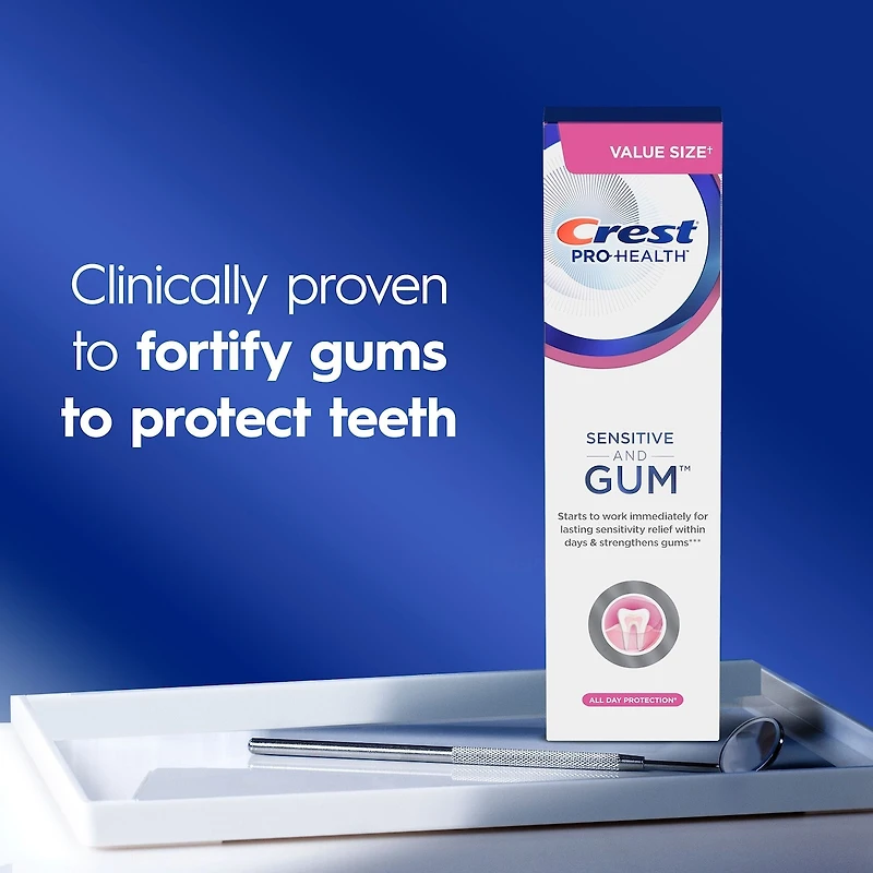 Crest Gum and Sensitivity, Sensitive Toothpaste All Day Protection