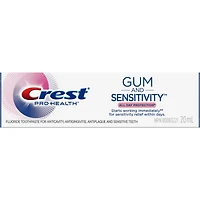 Dentifrice pour dents sensibles Crest Gum and Sensitivity Protection toute la journée