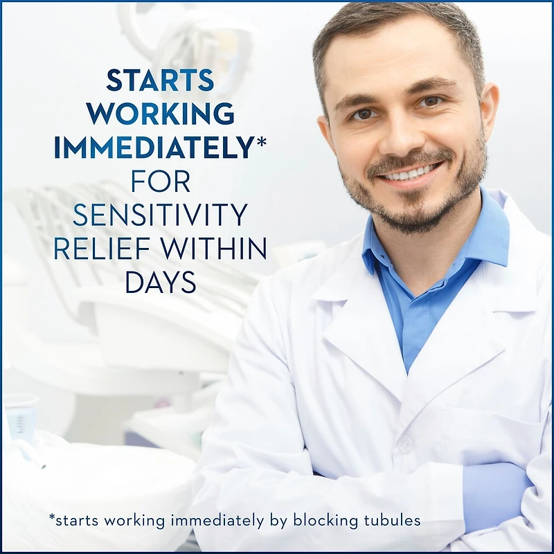 Dentifrice pour dents sensibles Crest Gum and Sensitivity Protection toute la journée
