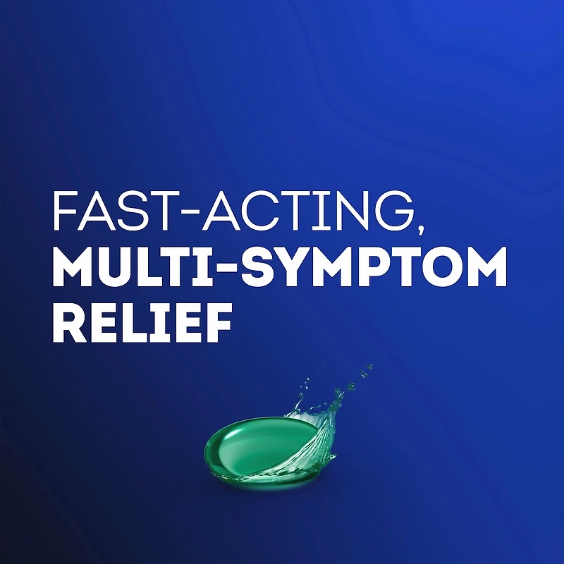 NyQuil COMPLETE Cough, Cold & Flu Nighttime Relief, 24 LiquiCaps