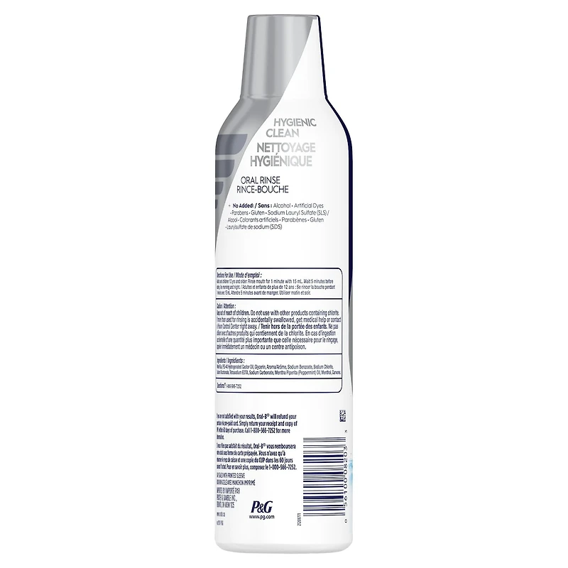 Rince-bouche de soins particuliers Oral-B Soin de l’haleine, 475 mL