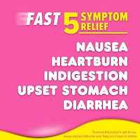 Pepto Bismol Caplets for Nausea, Heartburn, Indigestion, Upset Stomach, and Diarrhea 24 ct