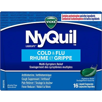 NyQuil Cold & Flu Multi-Symptom Relief Liquid Capsules