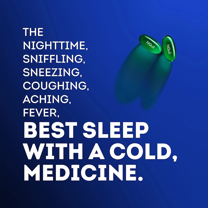 NyQuil Cold & Flu Multi-Symptom Relief Liquid Capsules