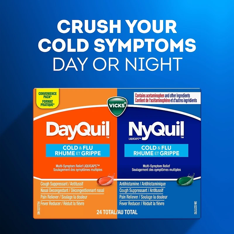 NyQuil Cold & Flu Multi-Symptom Relief Liquid Capsules
