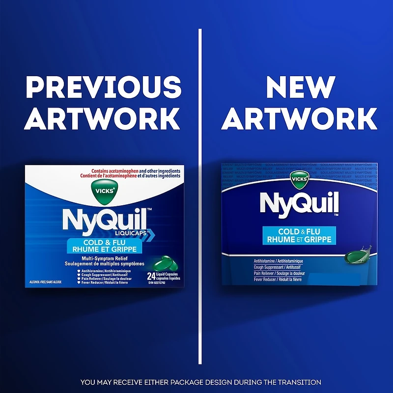 NyQuil Cold & Flu Multi-Symptom Relief Liquid Capsules