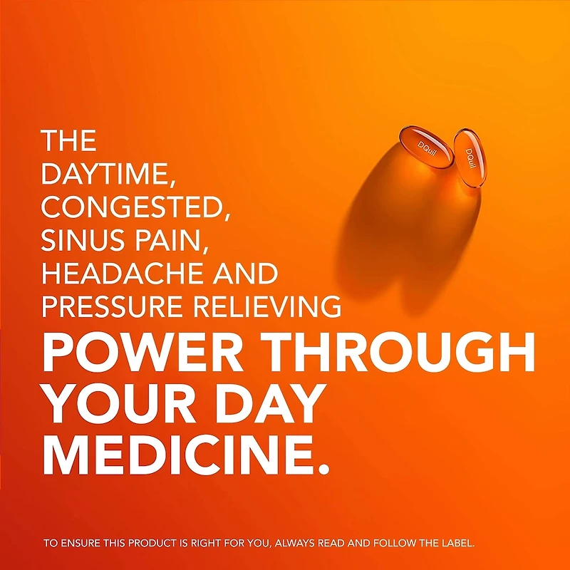 Capsules liquides DayQuil Sinus, 24 unités