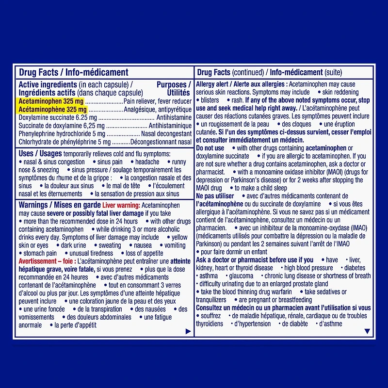 NyQuil Sinus Liquid Capsules, 24 Count