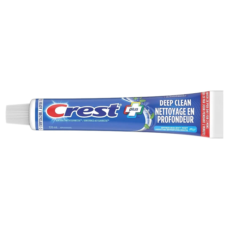 Crest Complete Whitening Plus Deep Clean Toothpaste, 120 mL