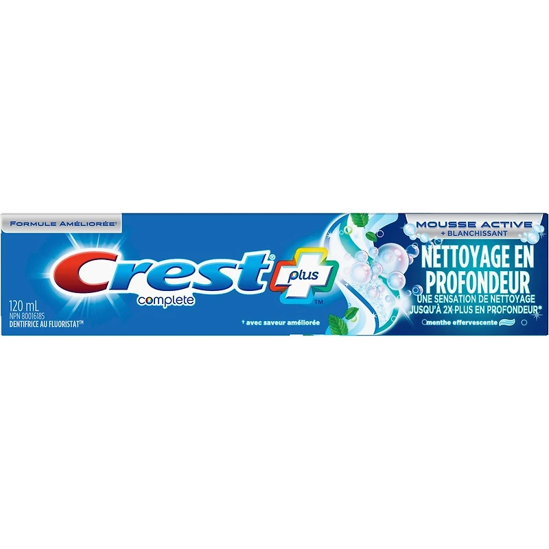 Dentifrice Complete Blanchissant Nettoyage en profondeur, 120 mL