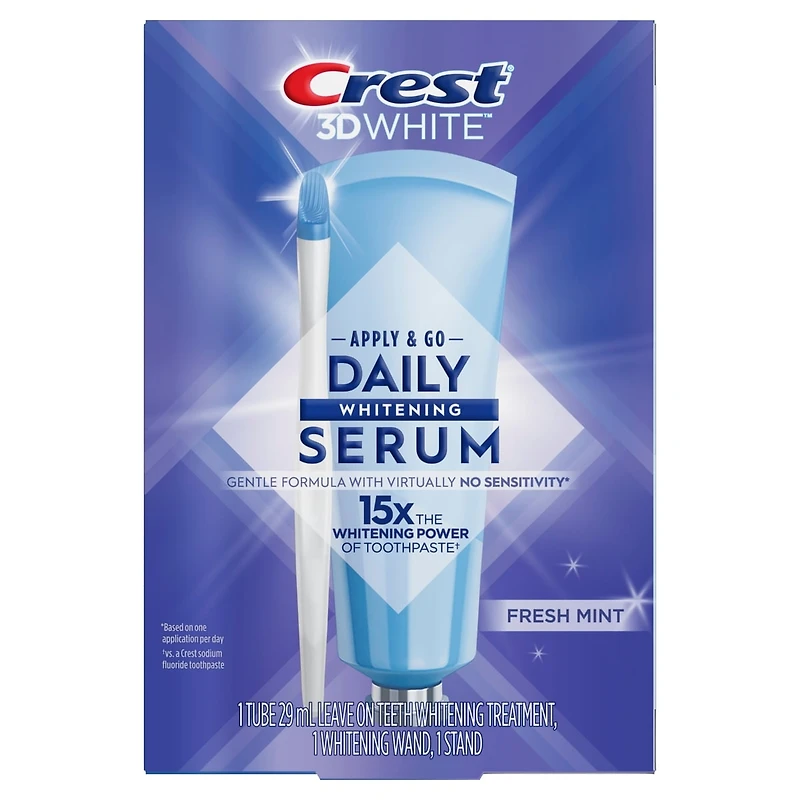 Crest Whitening Emulsions with Wand Applicator, Apply & Go Teeth Whitening, 29 mL