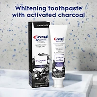 3D White Whitening Therapy Charcoal Deep Clean Fluoride Toothpaste, Invigorating Mint,  110 mL