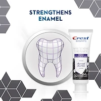 Dentifrice au fluorure avec charbon Crest 3D White Whitening Therapy Nettoyage en profondeur, Menthe vivifiante, 110 mL
