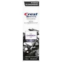 3D White Whitening Therapy Charcoal Deep Clean Fluoride Toothpaste, Invigorating Mint,  110 mL