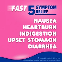 Liquid Extra Strength for Nausea, Heartburn, Indigestion, Upset Stomach, and Diarrhea Relief, Original Flavor, Pack of each