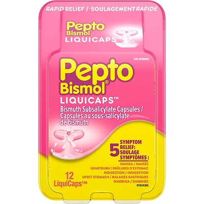 Pepto Bismol Liquicaps 12ct