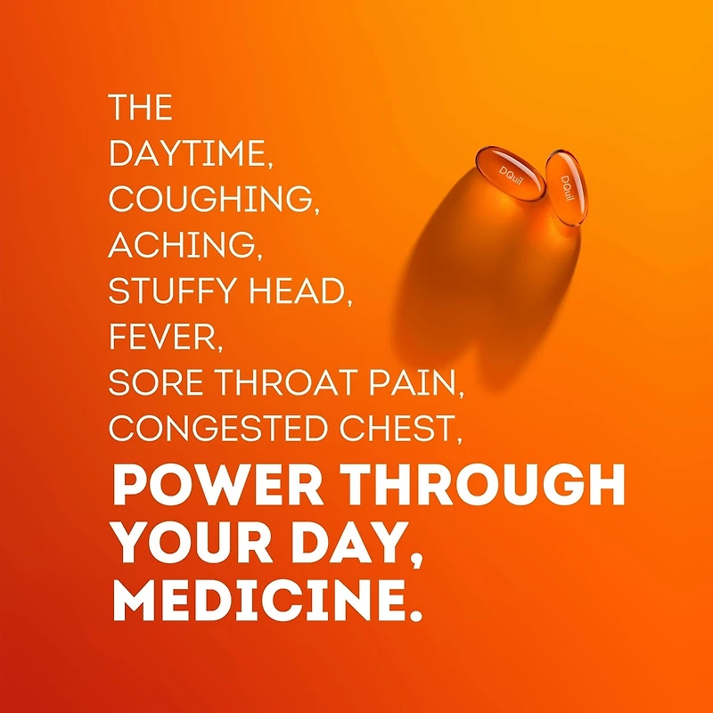 Vicks DayQuil and NyQuil COMPLETE Cold, Flu and Congestion Medicine, 36 LiquiCaps, Relieves Cough, Sore Throat Pain, Fever, Runny Nose, Congestion, Daytime and Nighttime