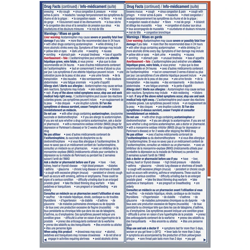 DayQuil et NyQuil COMPLETE contre le rhume et la grippe. Soulage maux de tête, fièvre, mal de gorge, congestion, toux, 2 x 236 mL, 1 NyQuil, 1 DayQuil
