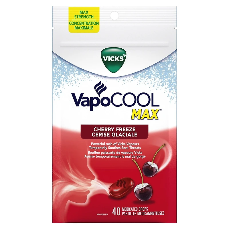 Vicks VapoCool Past Cerise 40 u