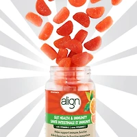 Gélifiés prébiotiques+probiotiques intestin/soutien immunitaire, agrumes, 50 unités