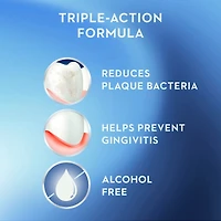 Rince-bouche antigingivite et antiplaque Crest Pro-Santé Multi-protection menthe vive avec CPC (chlorure de cétylpyridinium), format voyage, 100 mL
