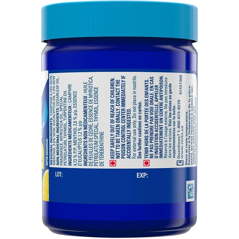 VapoRub Ointment, Lemon, 115 ml