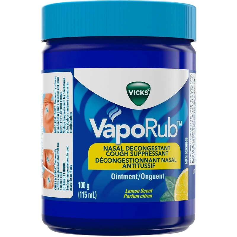 VapoRub Ointment, Lemon, 115 ml