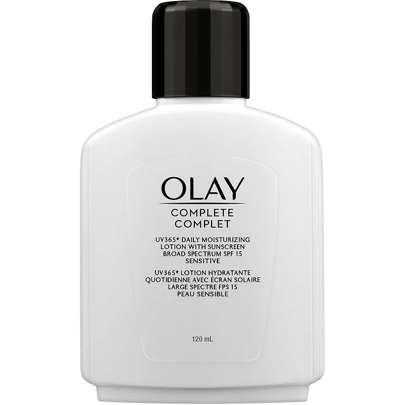 Complete Daily Moisturizing Lotion with Sunscreen Broad Spectrum SPF 15, Sensitive