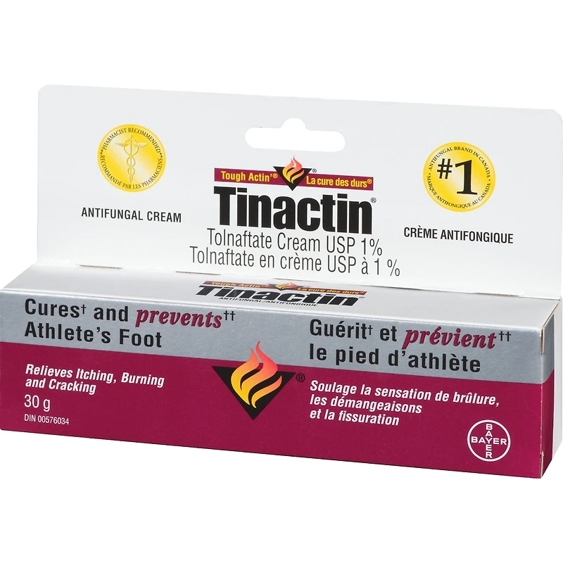 Crème Tinactin, traitement antifongique, 30 g