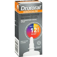 Drixoral Decongestant Nasal Spray, Fast and Long Lasting 12 Hour Relief, 30ml