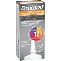 Drixoral Decongestant Nasal Spray, Fast and Long Lasting 12 Hour Relief, 30ml