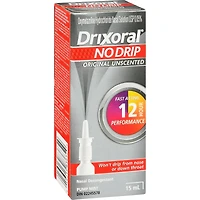 Drixoral No Drip Original Unscented Spray, Helps Relieve Nasal Congestion, 15ml