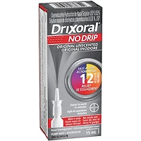 Drixoral No Drip Original Unscented Spray, Helps Relieve Nasal Congestion, 15ml